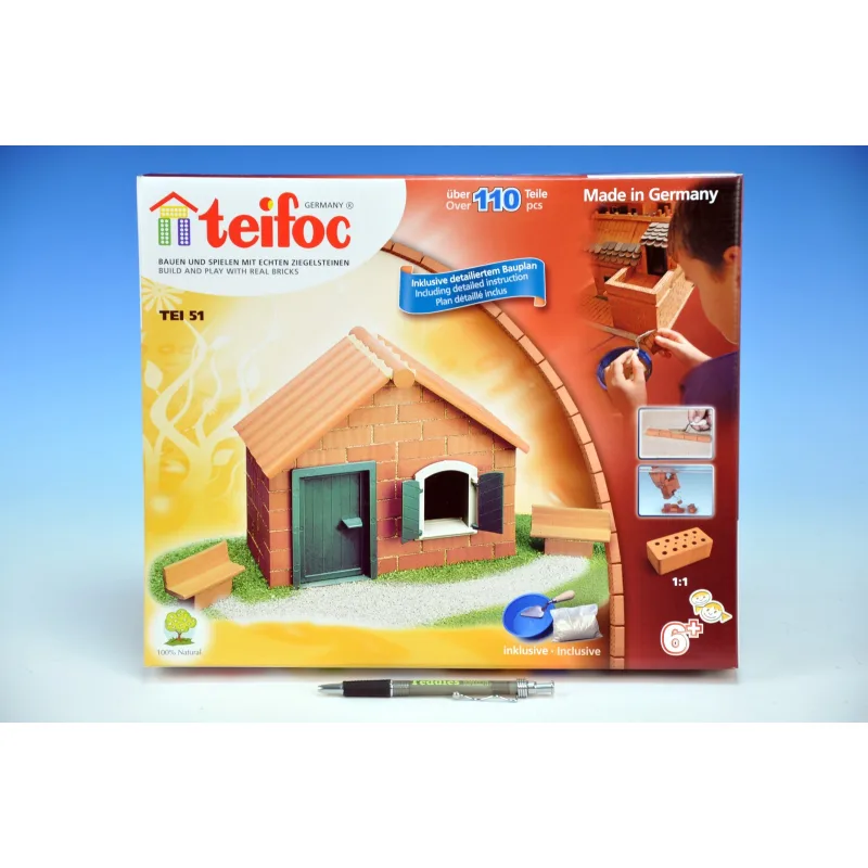 Směr Stavebnica Teifoc Domček Daniel 110ks v krabici 35x29x4,5cm