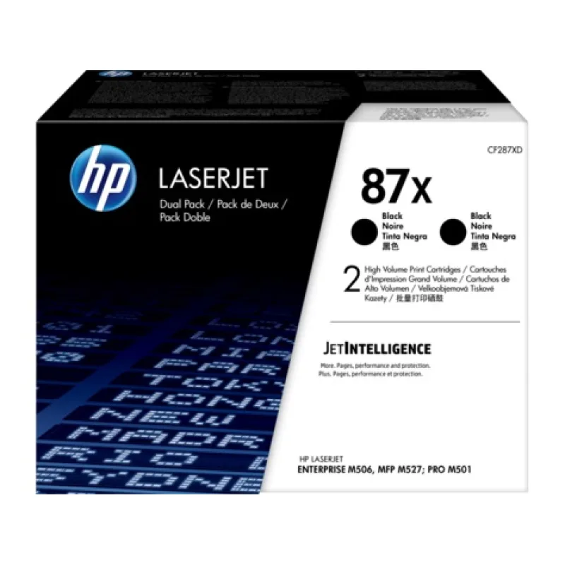 HP 87X 2-pack High Yield Black Original LaserJet Toner Cartridges …