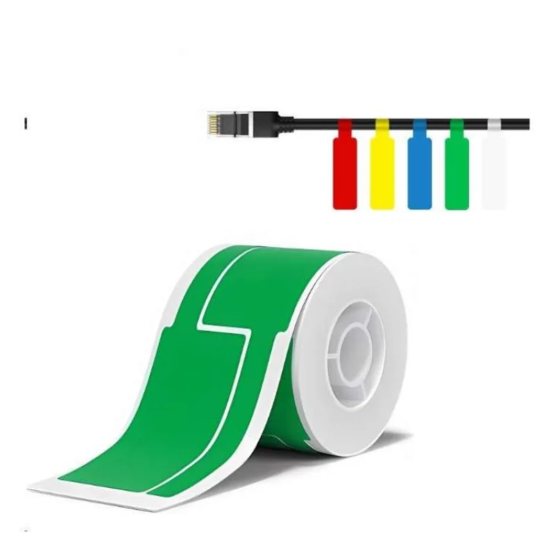 Niimbot štítky na kabely T 25x76mm 200ks Zelené pro B21, B21S, B3, B1S (1EA01174401)