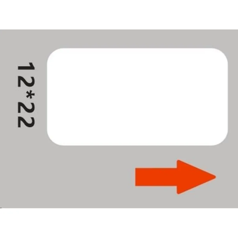 Niimbot štítky RP 12x22mm 250ks White pro D11 a D110 A2A68601701