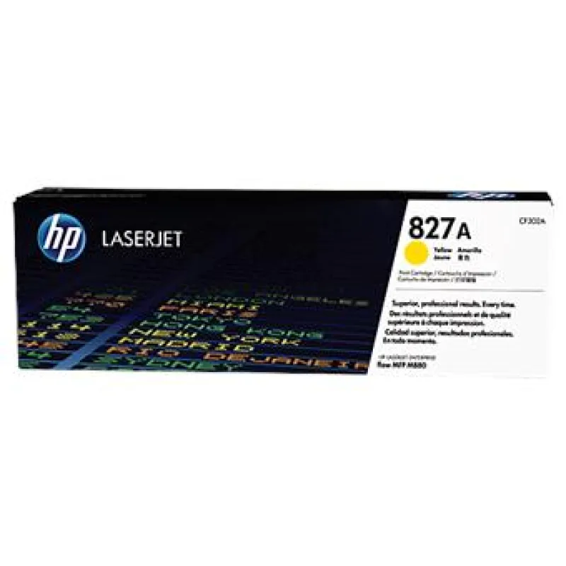 HP 827A Yellow LJ Toner Cart, CF302A (32,000 pages) CF302A
