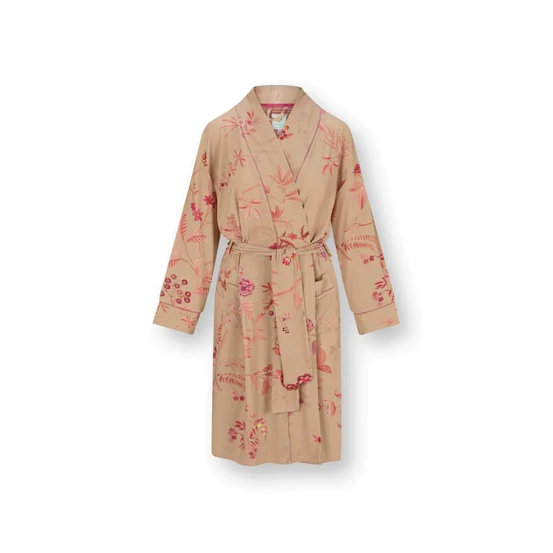 Pip Studio Nisha kimono Marigold, růžová-khaki