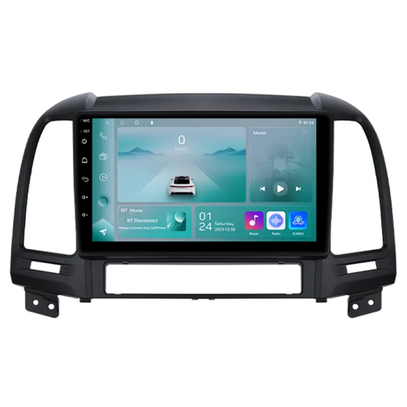 HIZPO KXSTF9001 Autorádio 9" Android pro Hyundai Santa Fe 2 Model: P9002CP (2+32GB) CHR685