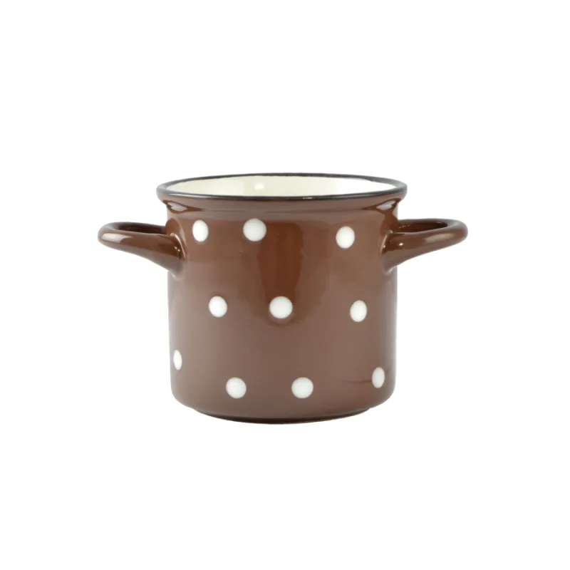 Keramický hrnček hnedý