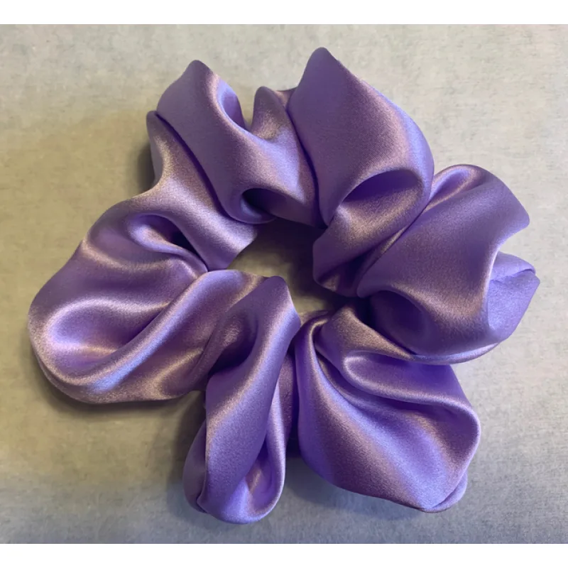 Gumička hedvábná široká barva levandulová