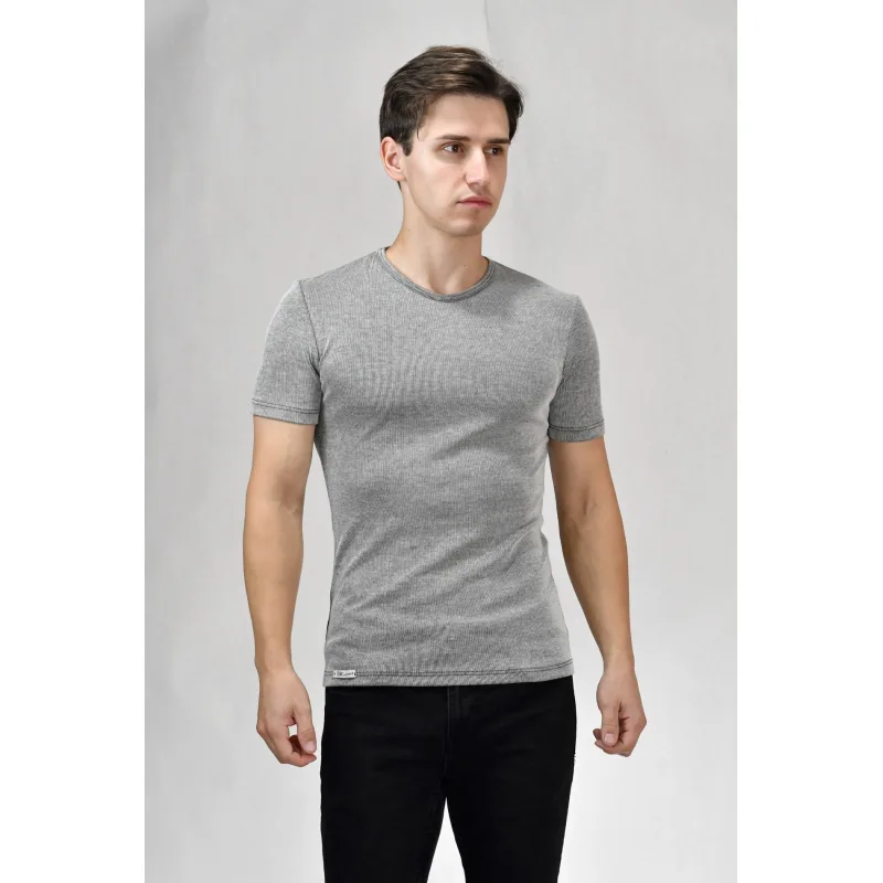 Pánske funkčné termo tričko RETRO sivé - M