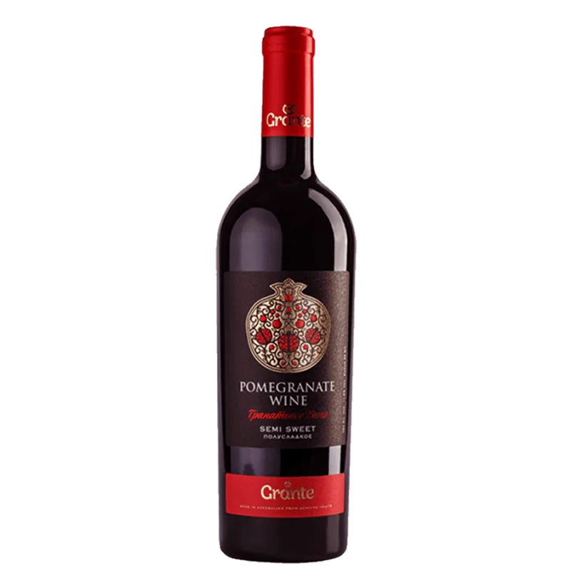 Grante GRANÁTOVÉ VÍNO Prémiové polosladké – 0,75 l 11,5% obj. (holá lahev)