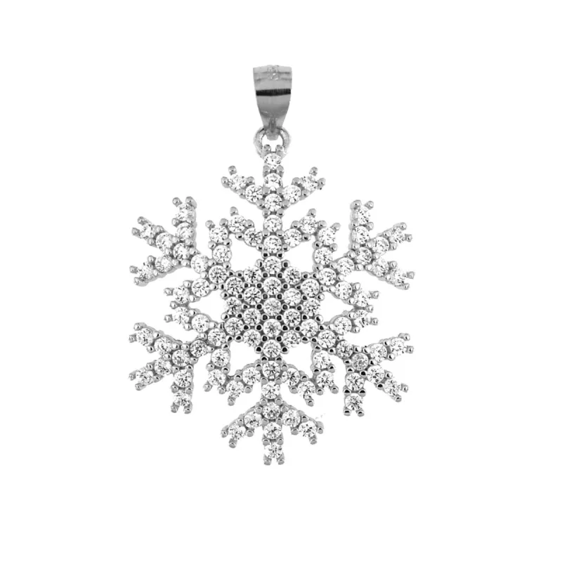 Strieborný prívesok vločka