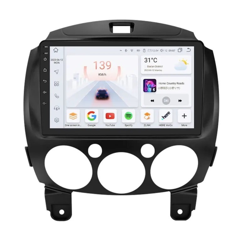 HIZPO KXMZD29001 Autorádio 9" Android pro Mazda 2 Model: S9004 (4+32GB) CHR775