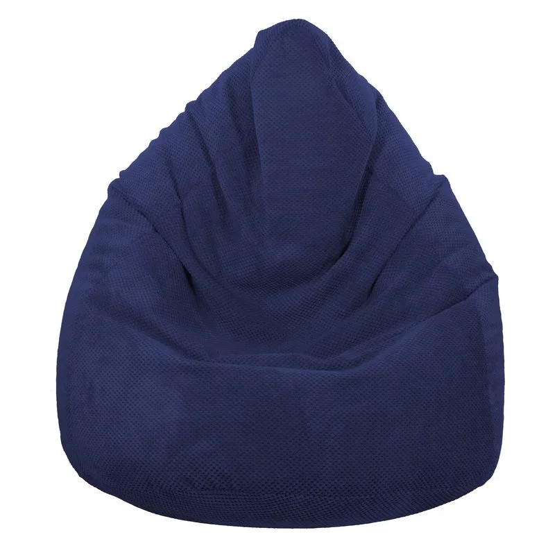 Toffel Detský sedací vak MAXI COMFORT Plyš 100x75 cm Vzor: tmavě modrá