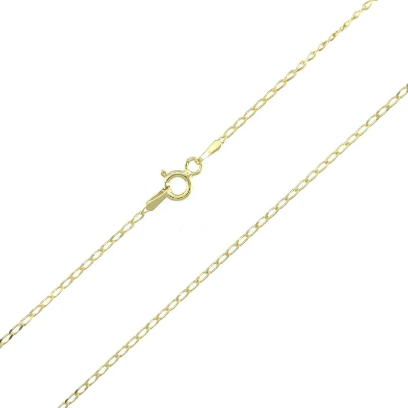 Strieborná pozlátená retiazka cheval dĺžka retiazky 55cm