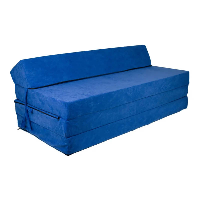 FIMEX Skladací matrac EVA 120x200x10cm Vzor: tmavě-modrá