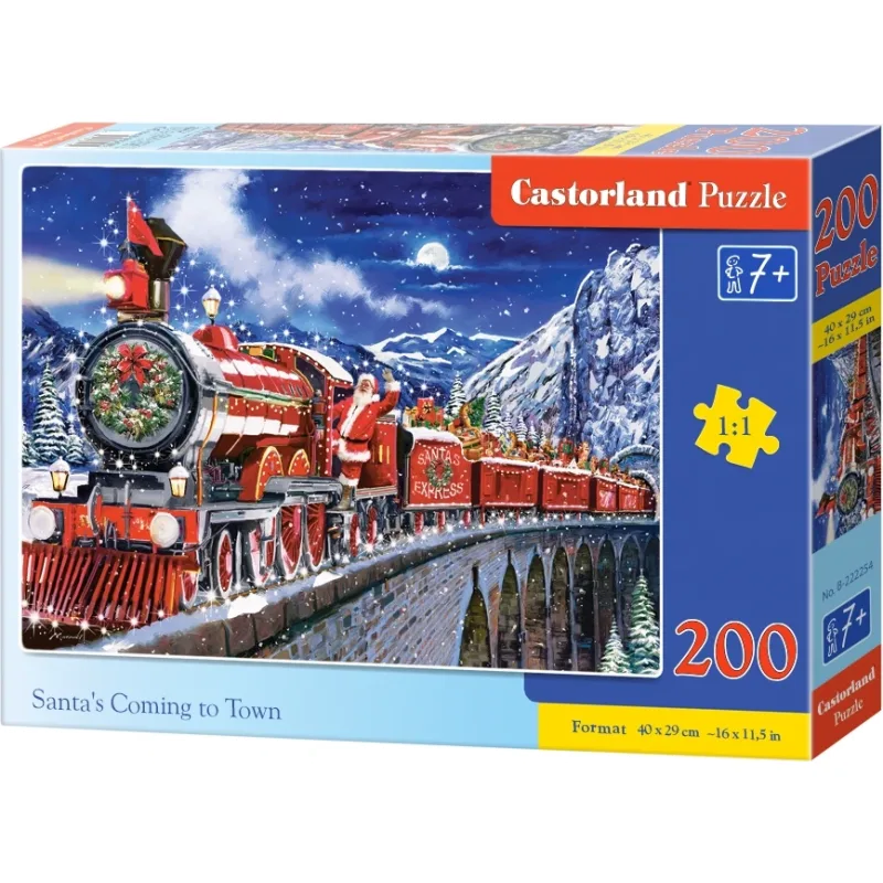Castorland Puzzle Santov príchod 200 dielikov