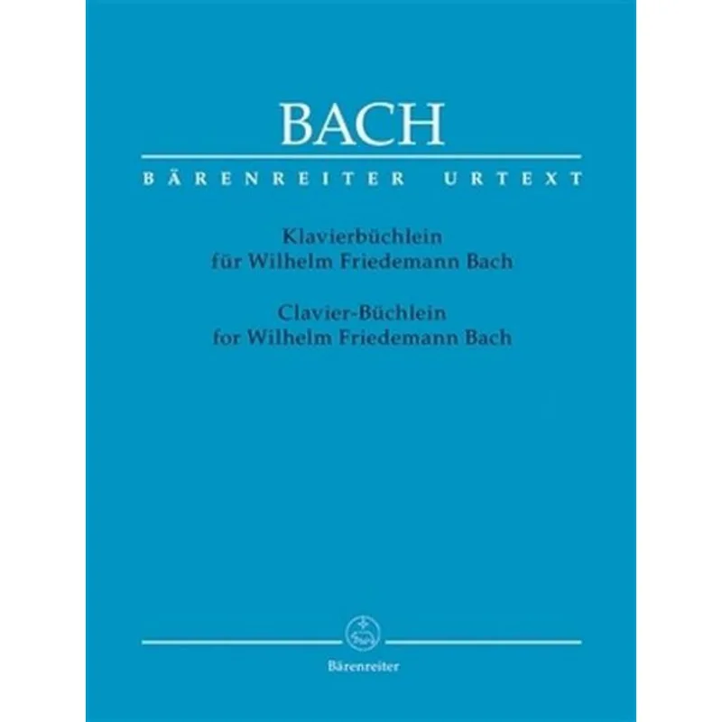 Bärenreiter Klavírní knížka pro Wilhelma Friedemanna Bacha