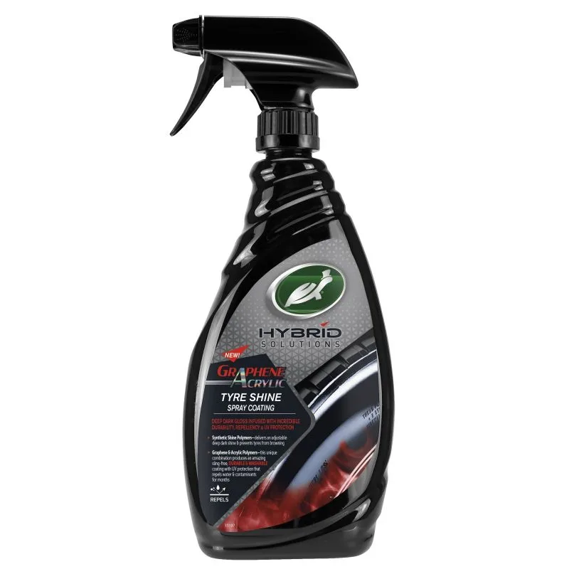 Turtle Wax Graphene Acrylic TYRE SHINE Spray Coating 680ml – lesk na pneumatiky