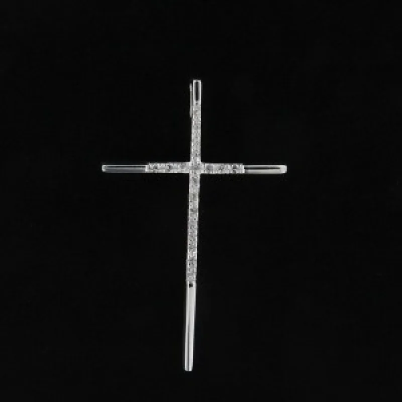 Strieborný prívesok krížik KA P180