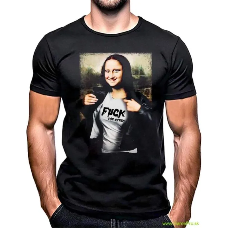 Fuck The System (Mona Lisa) (tričko)