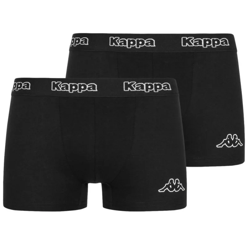 Kappa Pánske Boxerky 2 Pack Čierne XL