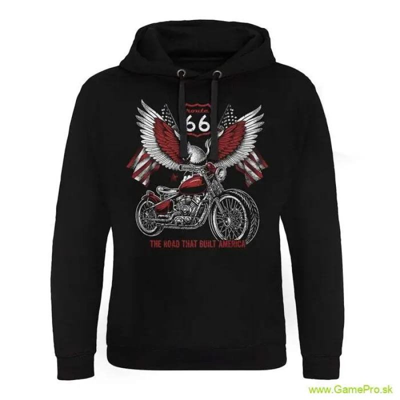 Route 66 Hoodie American Eagle Bike