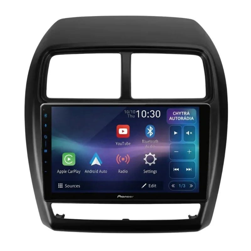 Autorádio Pioneer SPH-PF97BT pro Mitsubishi ASX facelift bez RockFord CHRSPH-PF97BT_KXASX9001A