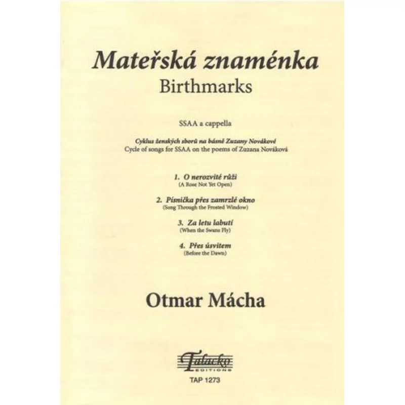 Talacko Editions Mateřská znaménka