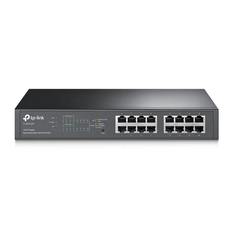 TP-Link TL-SG1016PE 16xGb,(8xPOE+) easy smart rack switch 150W TL-SG1016PE