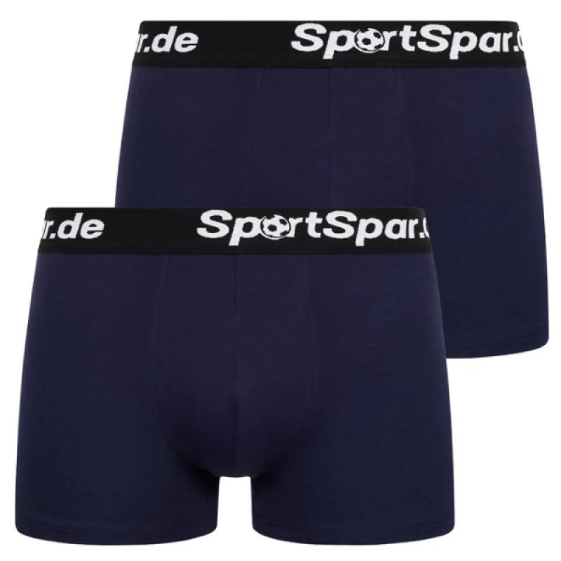 Pohodlné Pánske Boxerky SPORTSPAR balenie 2 ks 95% Bavlna Modré XXL