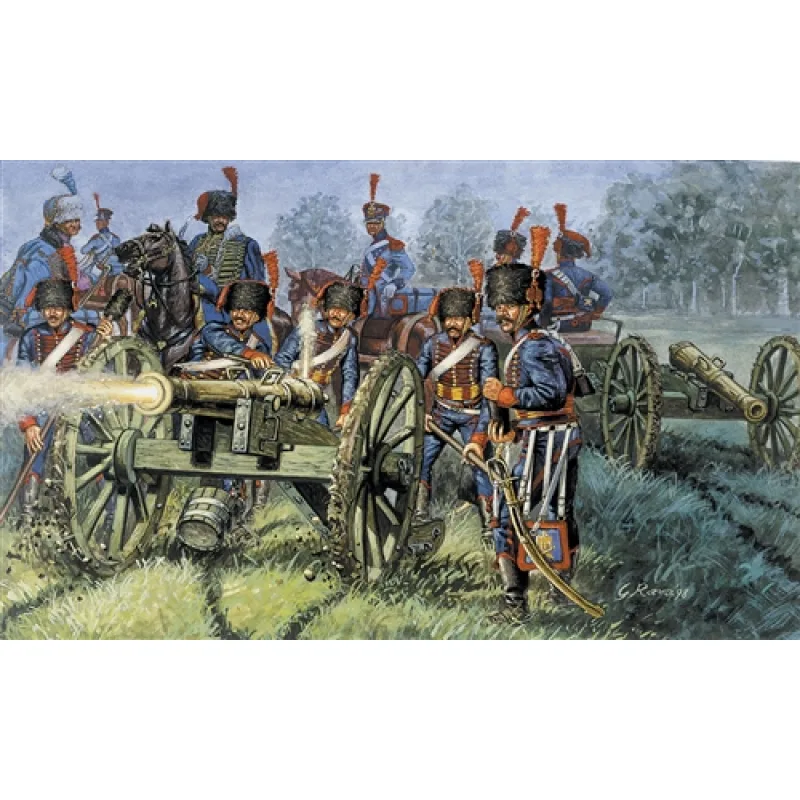 Italeri Model Kit figúrky 6018 - FRENCH ARTILLERY (NAP.WARS) (1:72)