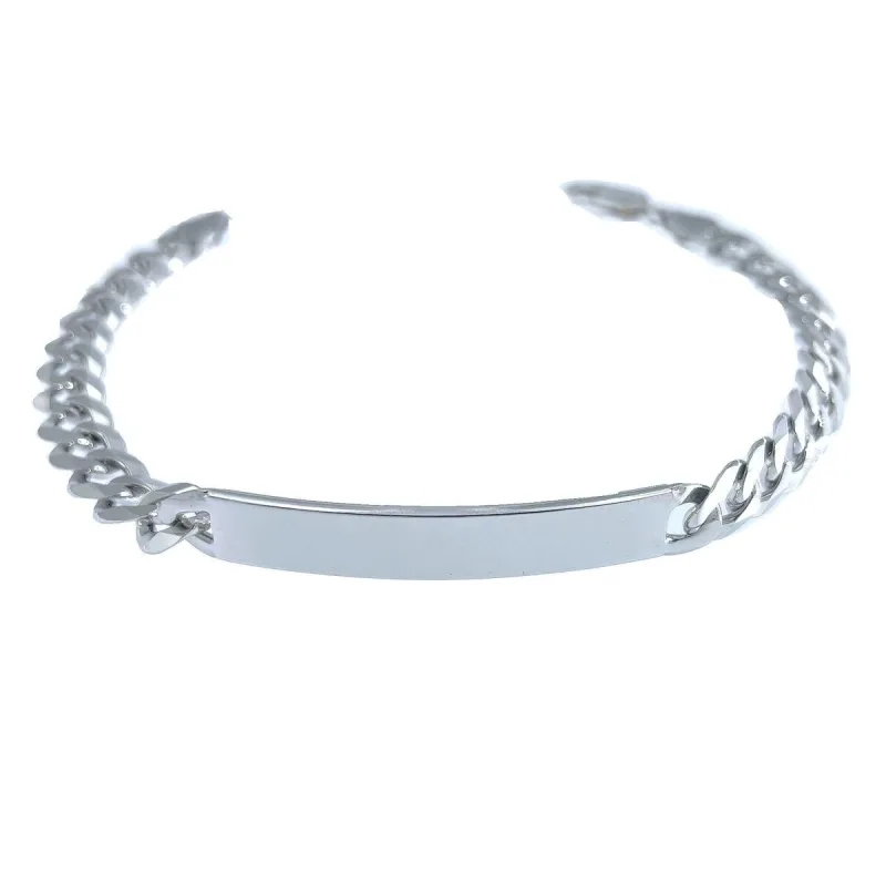 Strieborný náramok pancr s doštičkou dĺžka náramku 23cm