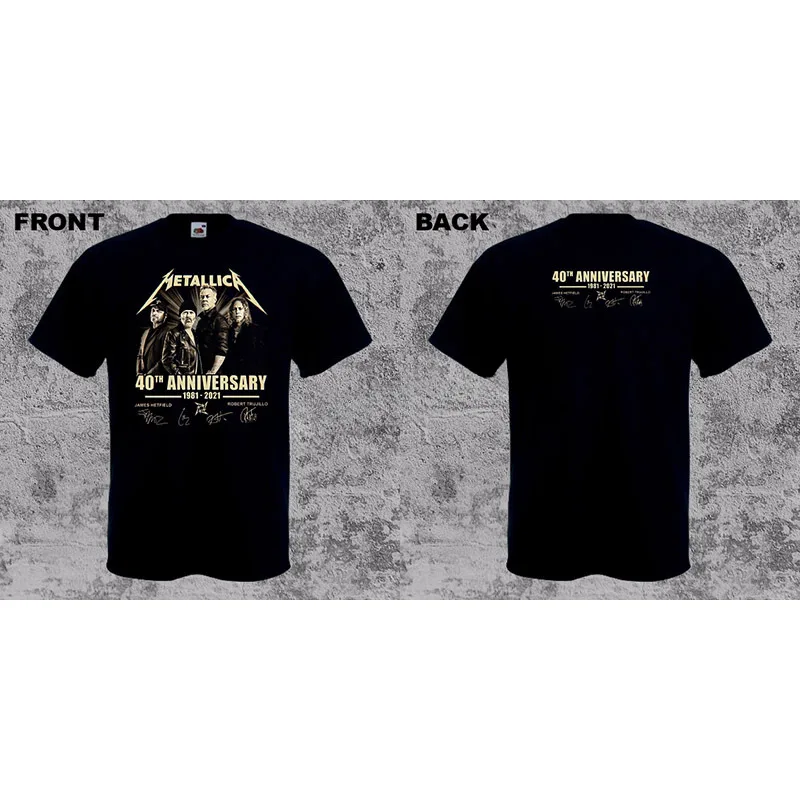 Metallica - 40th Anniversary Signature Portrait (tričko)