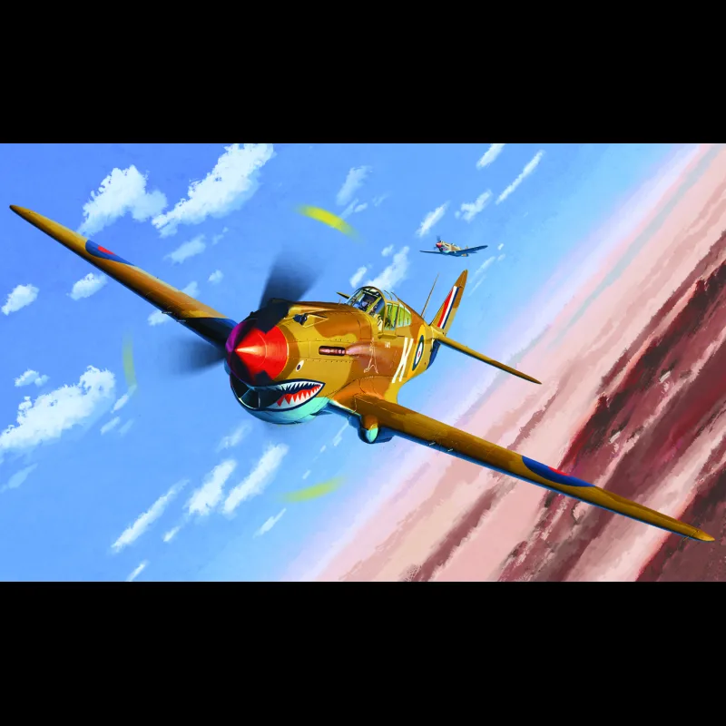 Academy Model Kit lietadlo 12235 - TOMAHAWK IIB "ACE OF AFRICAN FRONT" :LE (1:48)