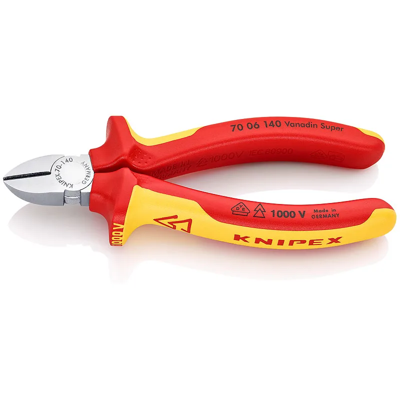 Kliešte štip.bočné 140mm VDE KNIPEX 7006140