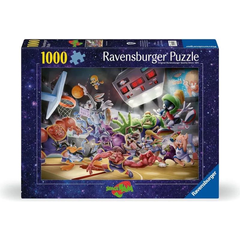 Puzzle Ravensburger 1000 dielikov Space Jam: Final Dunk
