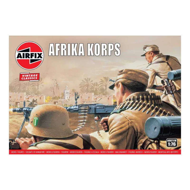 Airfix Classic Kit VINTAGE figúrky A00711V - Afrika Korps (1:76)
