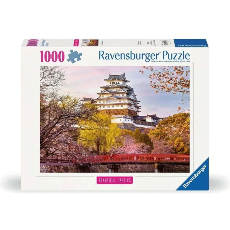 Puzzle Ravensburger 1000 dielikov Krásne hrady a zámky: Hrad Himedži