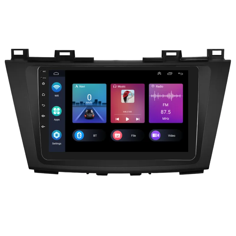 Podofo 2DIN autorádio PEV51 Android, Mazda 5 - II. generace B209