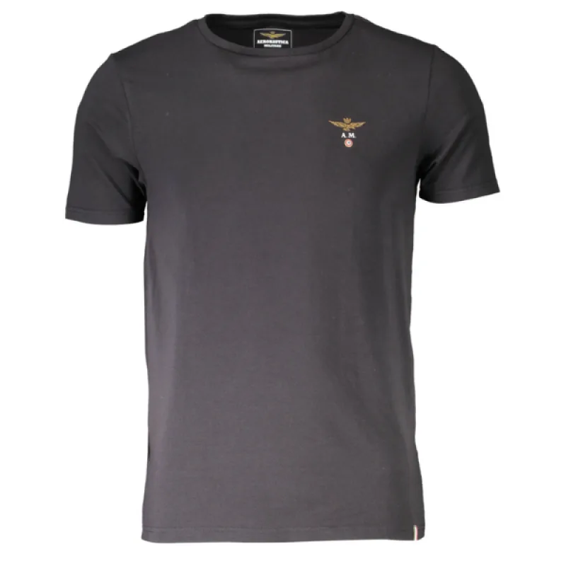 AERONAUTICA MILITARE Pánske Tričko Čierne L