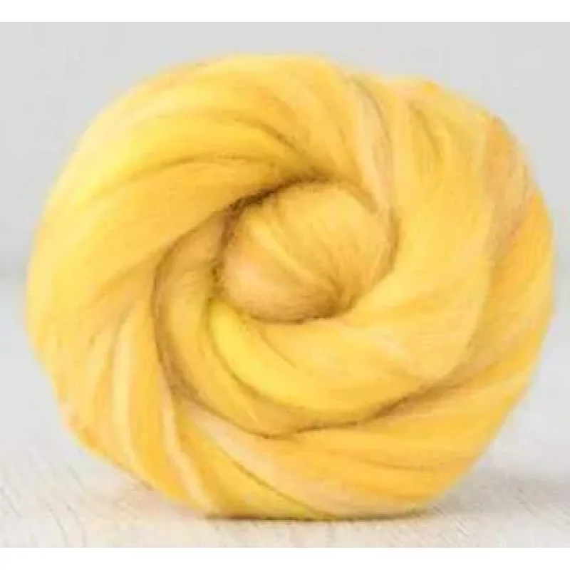 Ovčie rúno česané - žltý melír