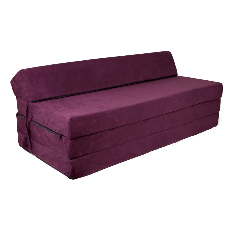 FIMEX Skladací matrac EVA 120x200x10cm Vzor: fialová