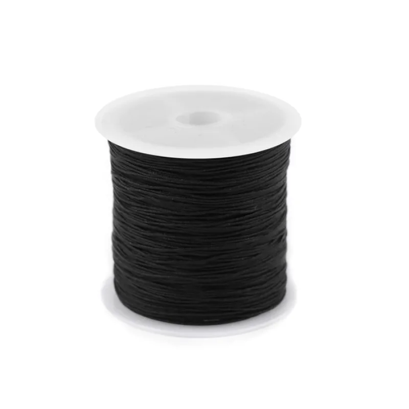 Polyesterová šnúra Ø0,5 mm - čierna