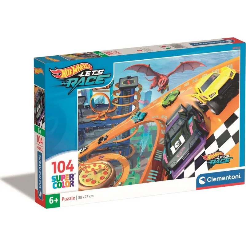 Clementoni Puzzle Hot Wheels 104 dielikov