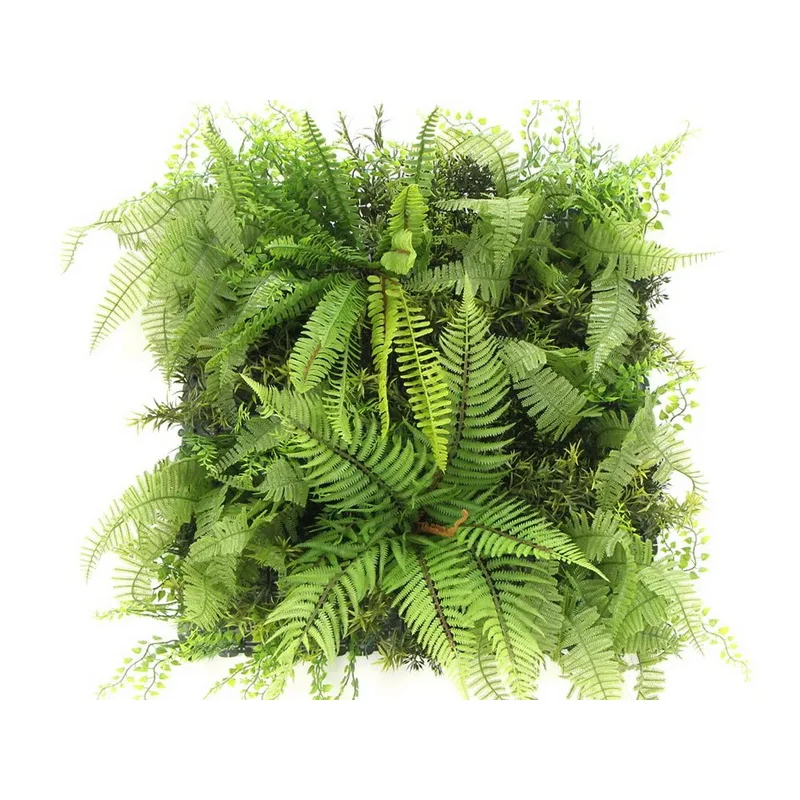 Umelá živá zelená stena PRALES, 50 x 50cm, plocha 0,25 m2