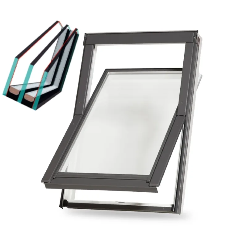Plastové strešné okná s trojsklami - TOSO Excellent rozmer: 114x118 cm