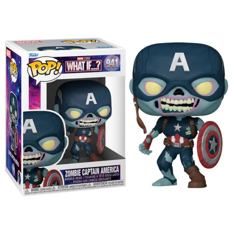 Funko POP! #941 Marvel What If...? Zombie Captain America