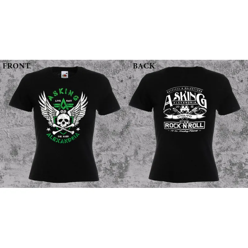 Asking Alexandria - Live fast Die Hard (dámske tričko)