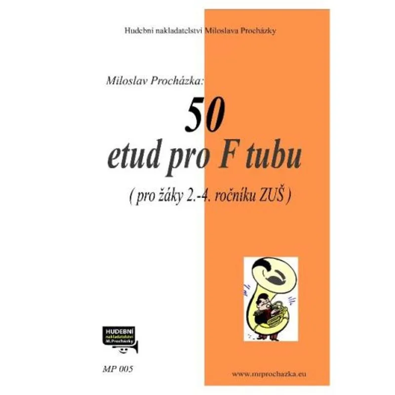 Procházka 50 etud pro tubu in F