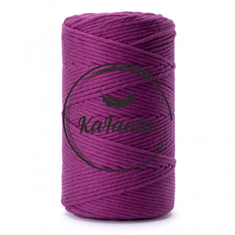 Macrame priadza KaFanta PREMIUM 3mm/100m - grape