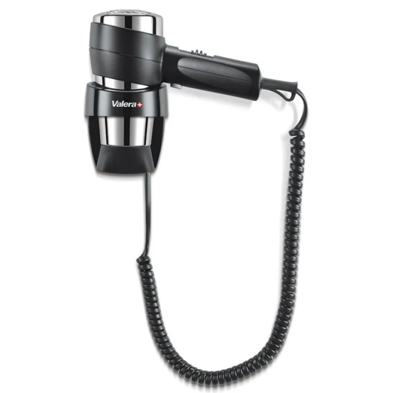 VALERA 542.05 038A BLACK Action Super Plus 1200 - hotelový fén na stenu - čierny