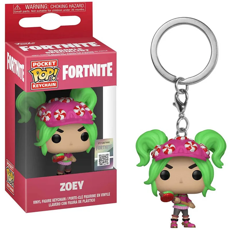 Fortnite Prívesok na kľúče Funko Pop Keychain Zoey