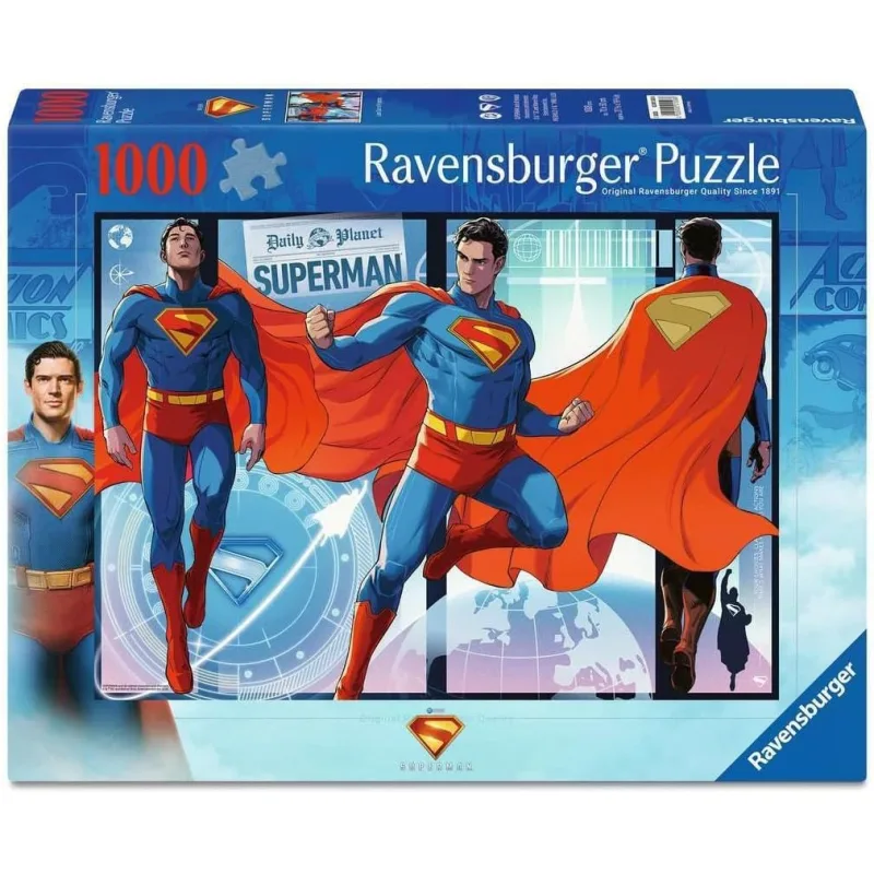 Puzzle Ravensburger 1000 dielikov Superman: Posledný syn Kryptonu